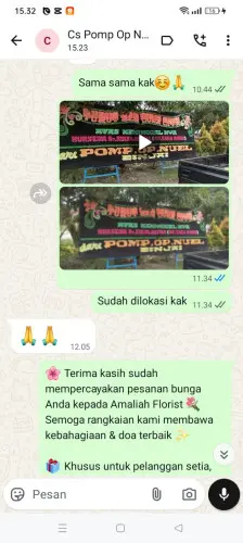 Testimonial Papan Bunga pelabuhan balikpapan
